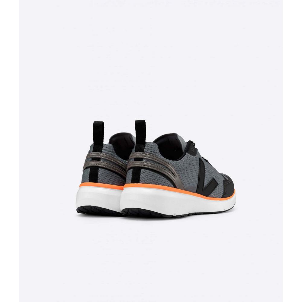 παπουτσια γυναικεια Veja CONDOR 2 ALVEOMESH Black/Orange | GR 490JPQ